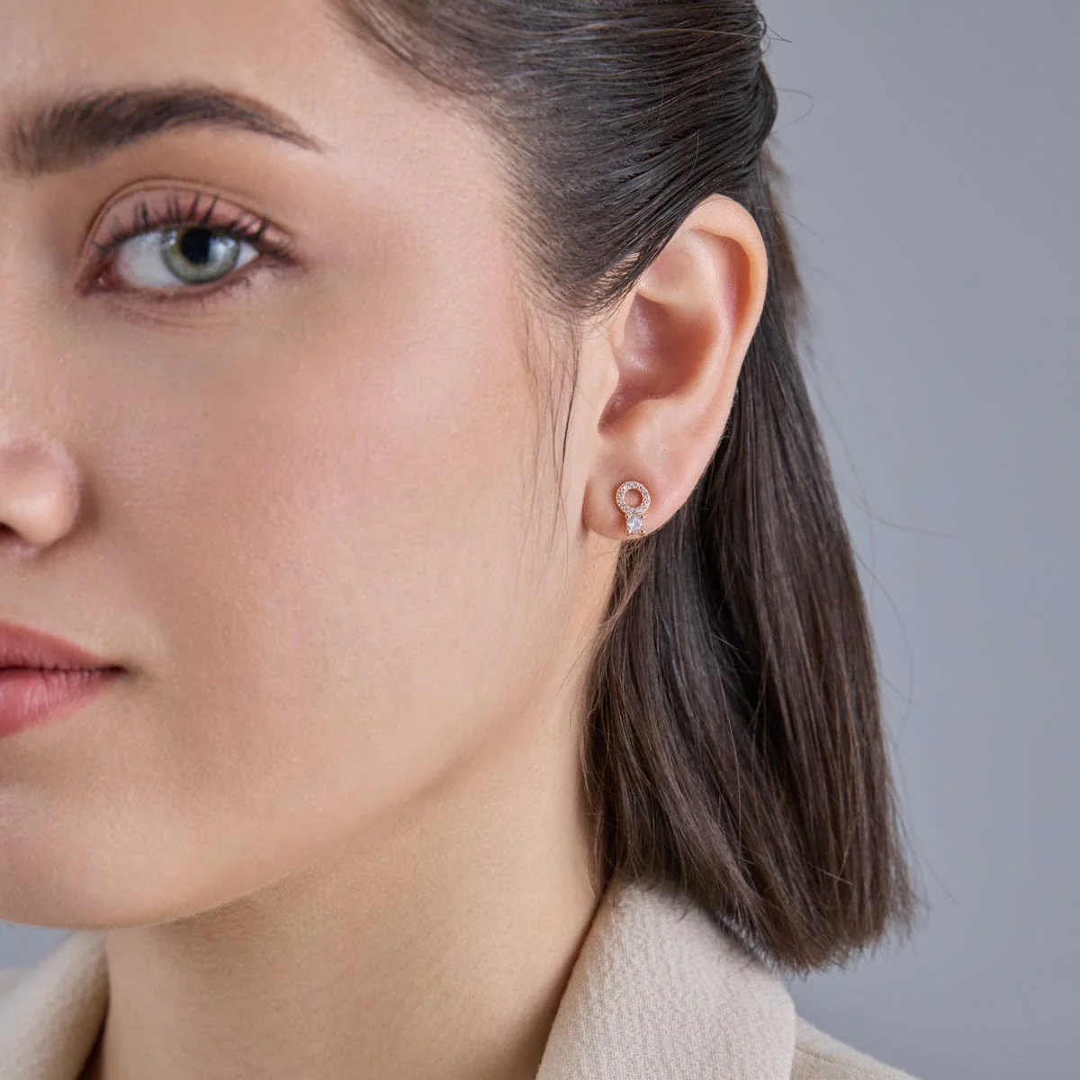 92.5 Silver Earring 183021 - Image 3