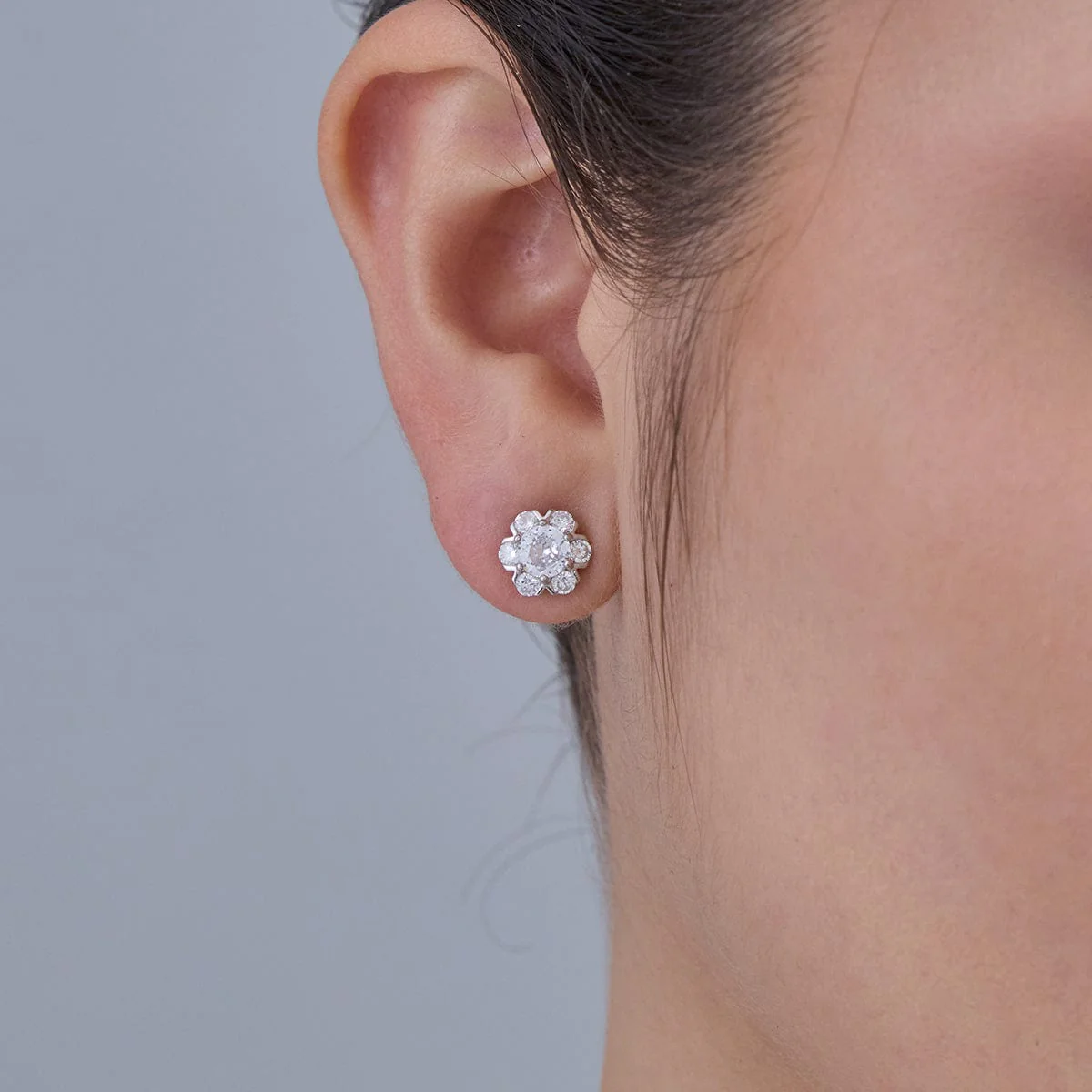 92.5 Silver Earring 183022 - Image 2