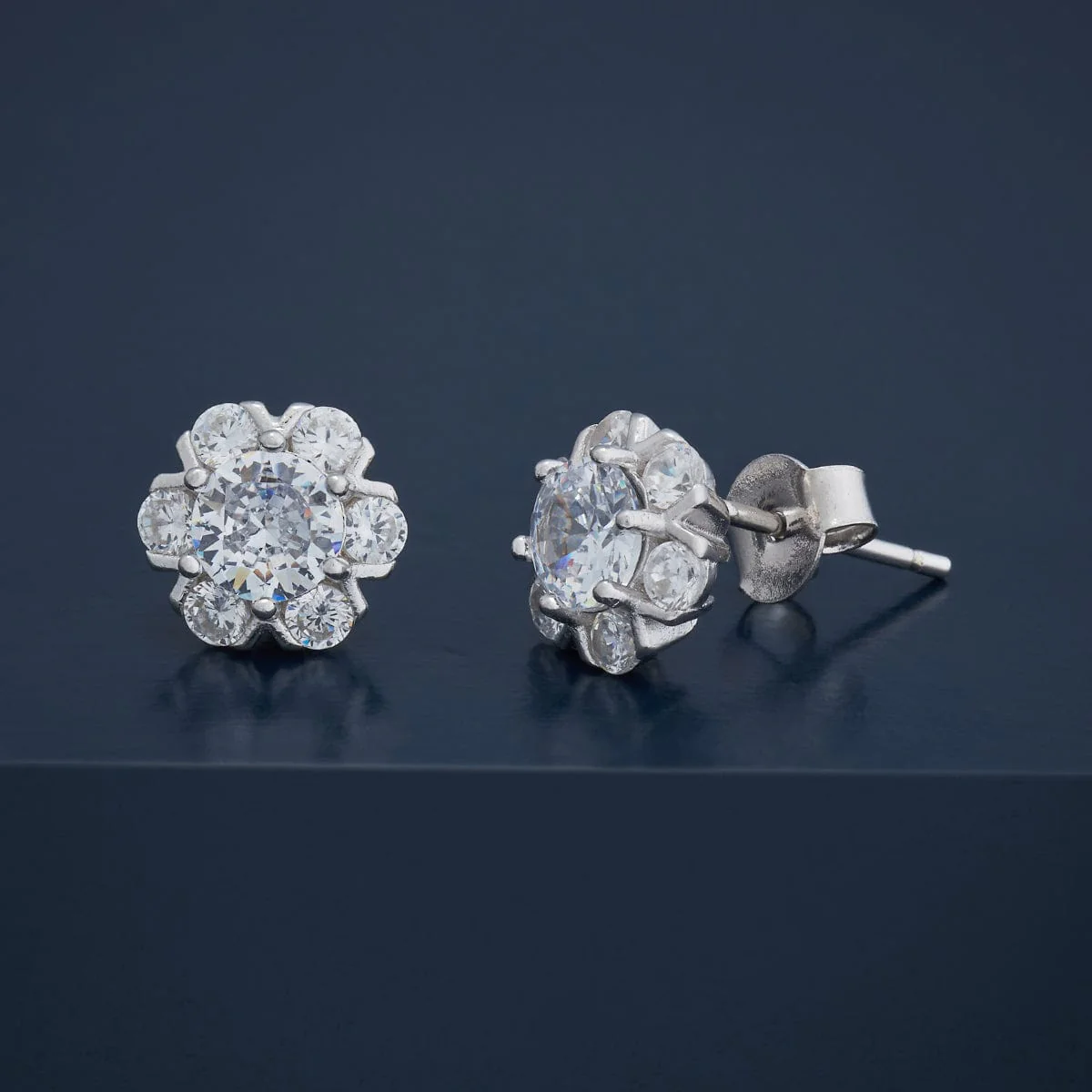 92.5 Silver Earring 183022 - Image 4