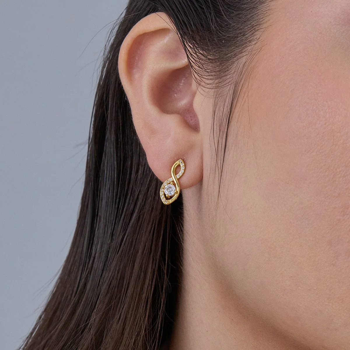 92.5 Silver Earring 183027 - Image 2