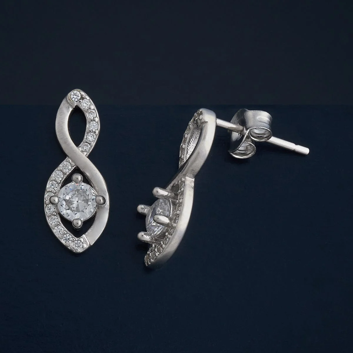 92.5 Silver Earring 183027 - Image 4