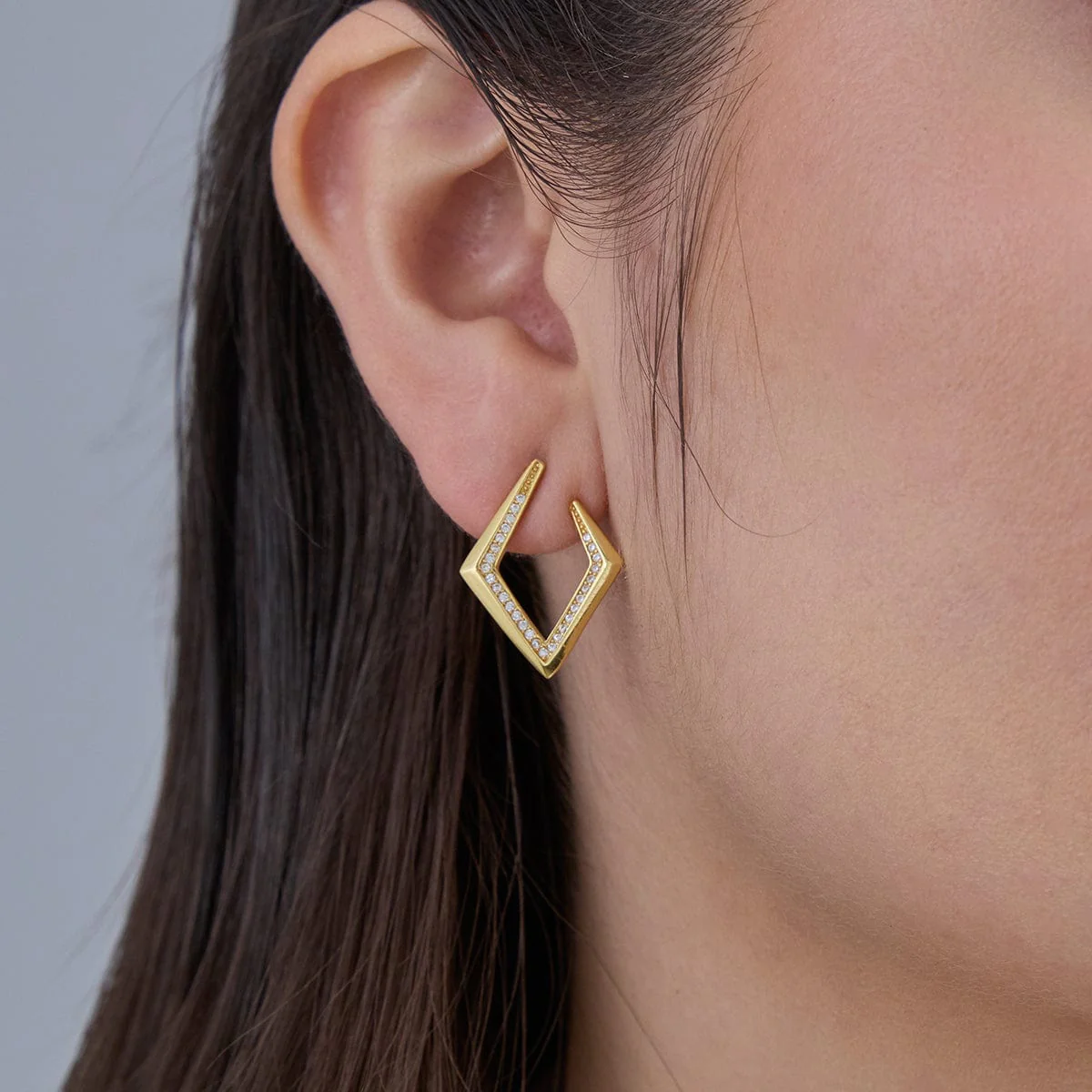 92.5 Silver Earring 183028 - Image 2