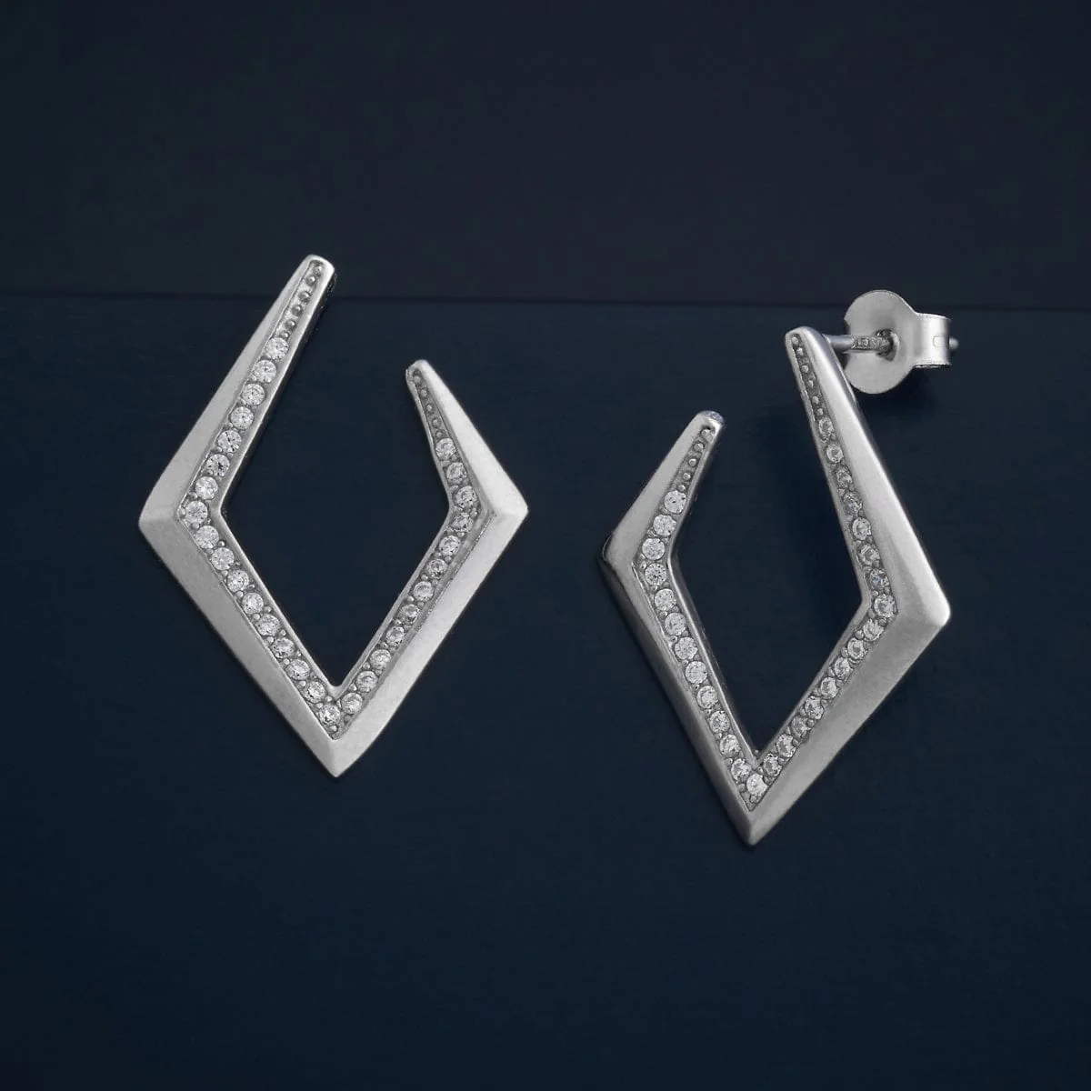 92.5 Silver Earring 183028 - Image 4
