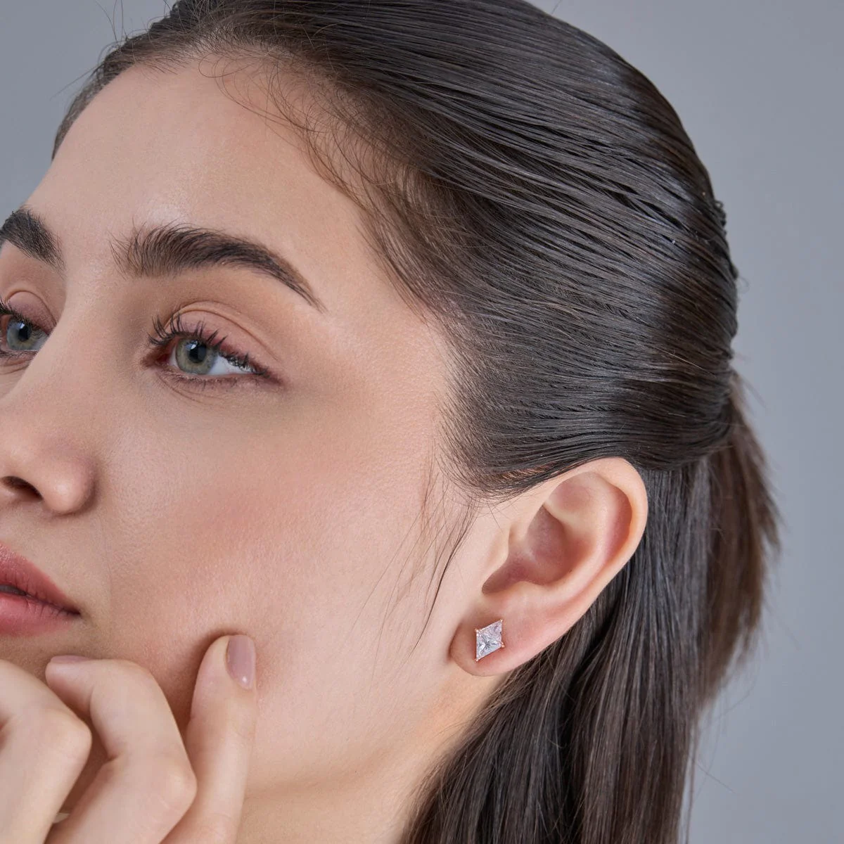 92.5 Silver Earring 183033 - Image 3