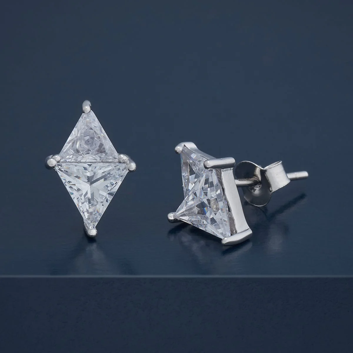 92.5 Silver Earring 183033 - Image 4