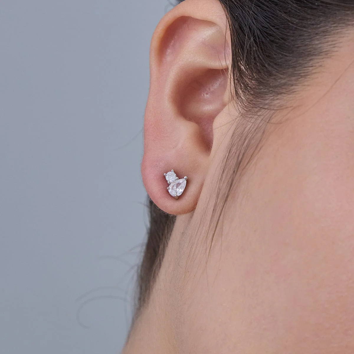 92.5 Silver Earring 183035 - Image 2