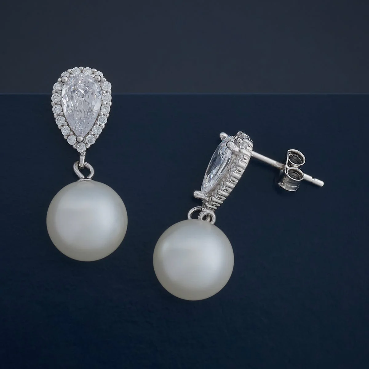 92.5 Silver Earring 183054 - Image 4