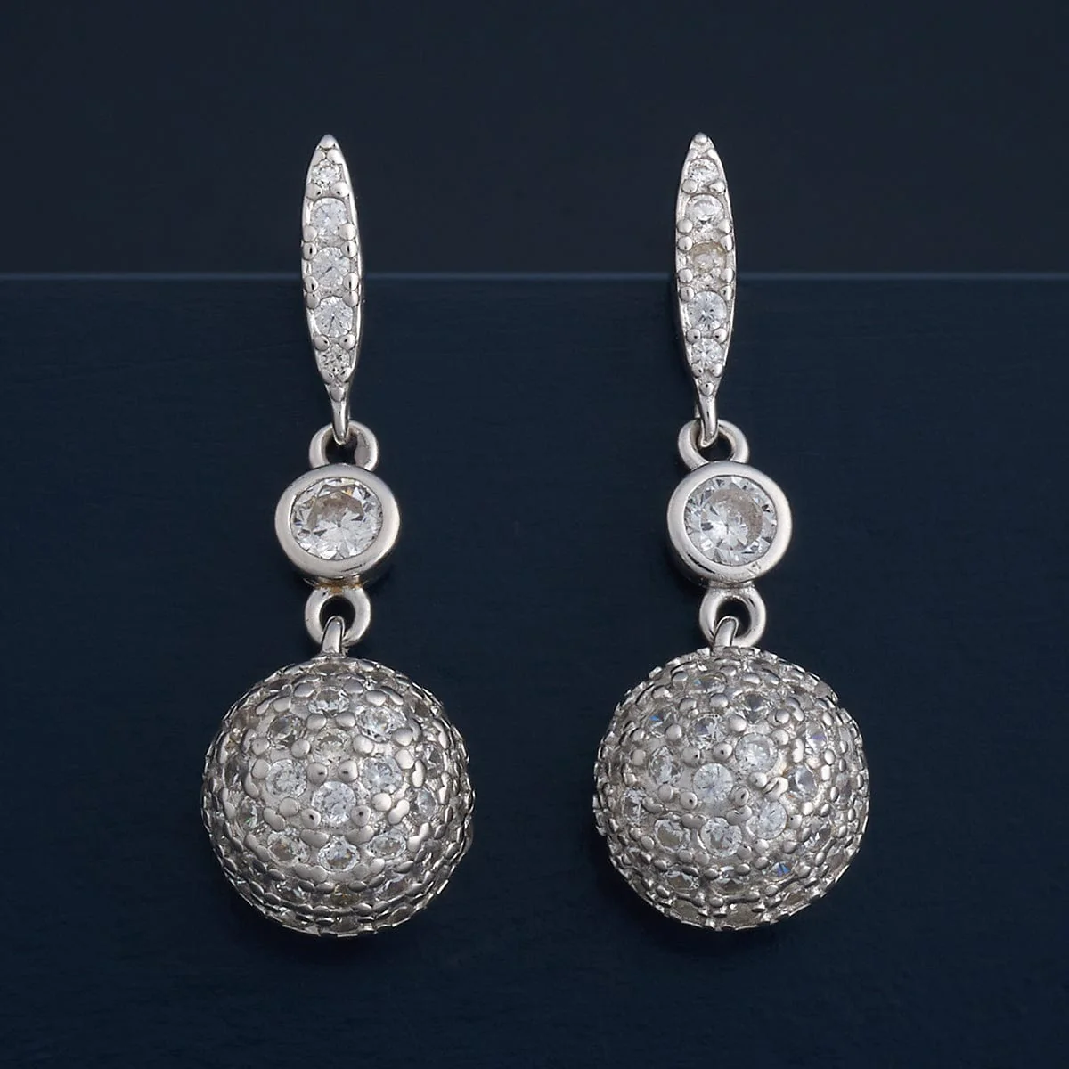 92.5 Silver Earring 183062 - Image 7