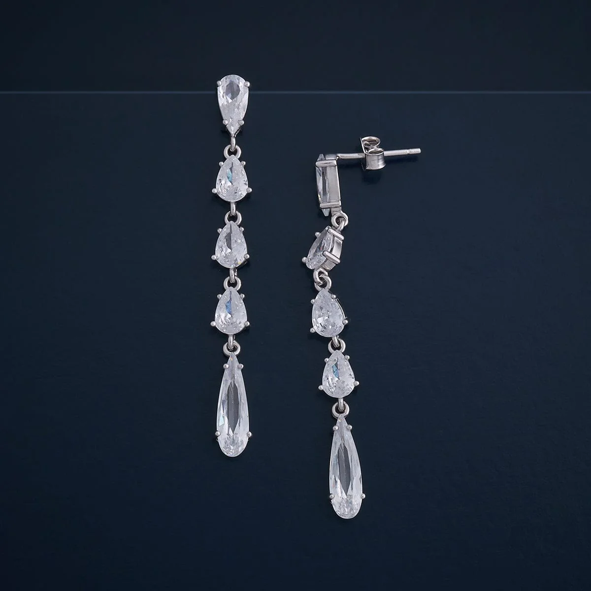 92.5 Silver Earring 183064 - Image 3