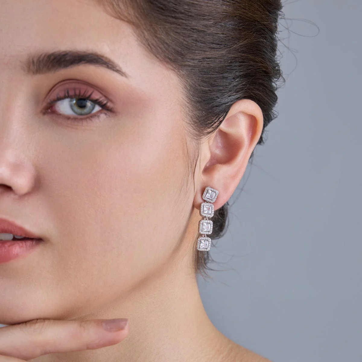92.5 Silver Earring 183067 - Image 3