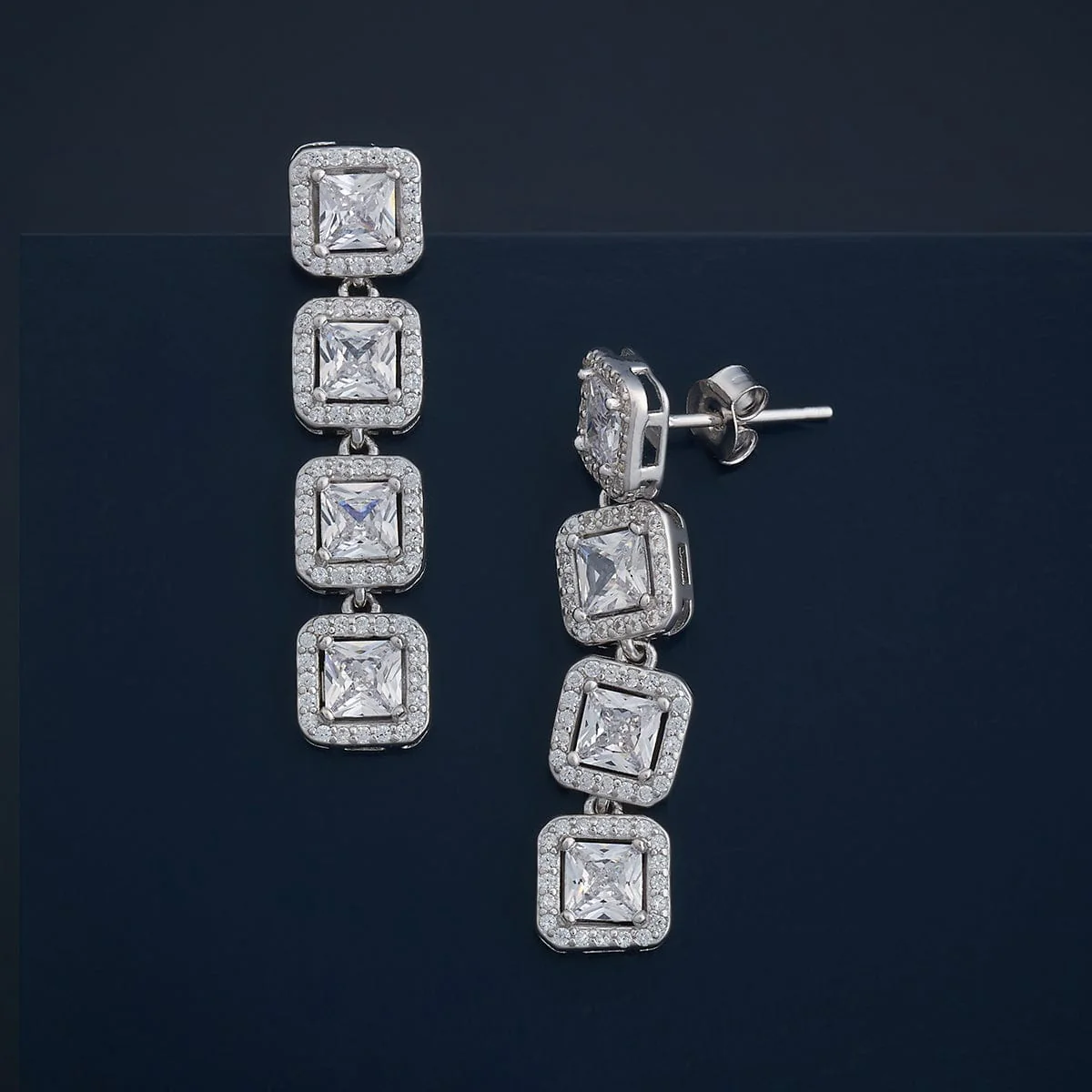 92.5 Silver Earring 183067 - Image 4
