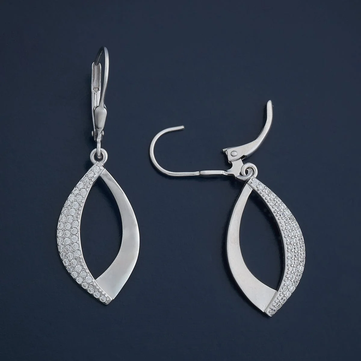 92.5 Silver Earring 183091 - Image 4