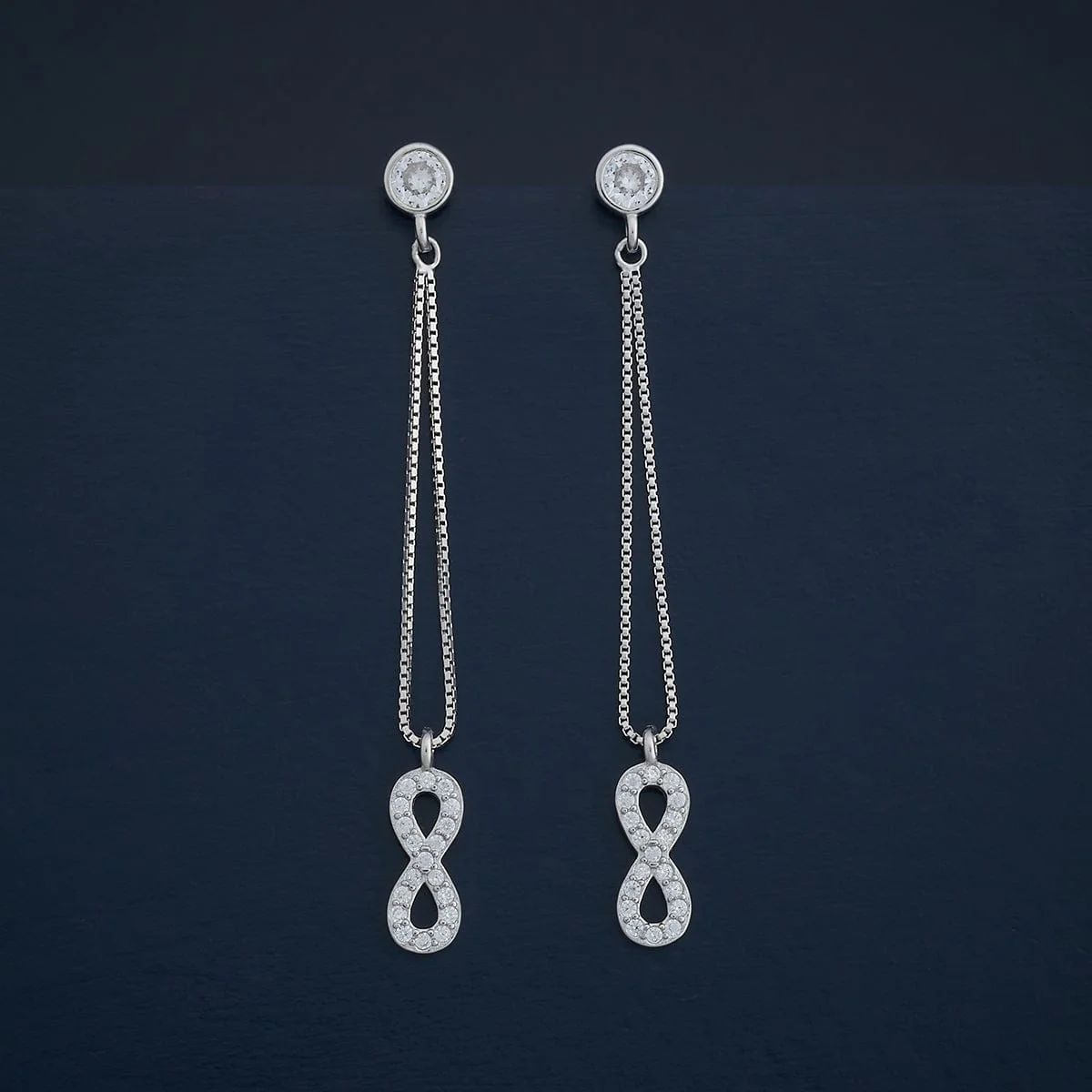 92.5 Silver Earring 183101 - Image 6