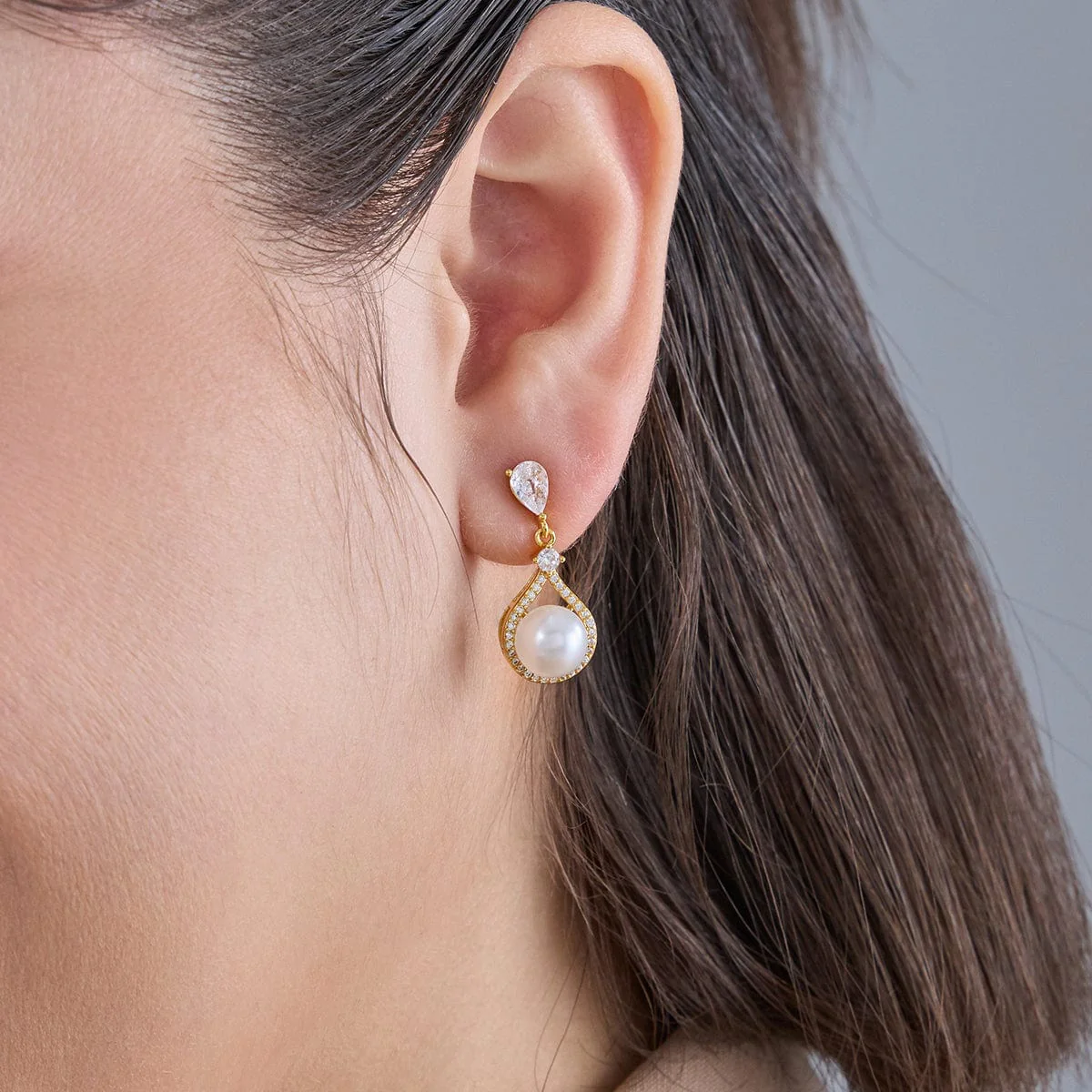 92.5 Silver Earring 183104 - Image 2