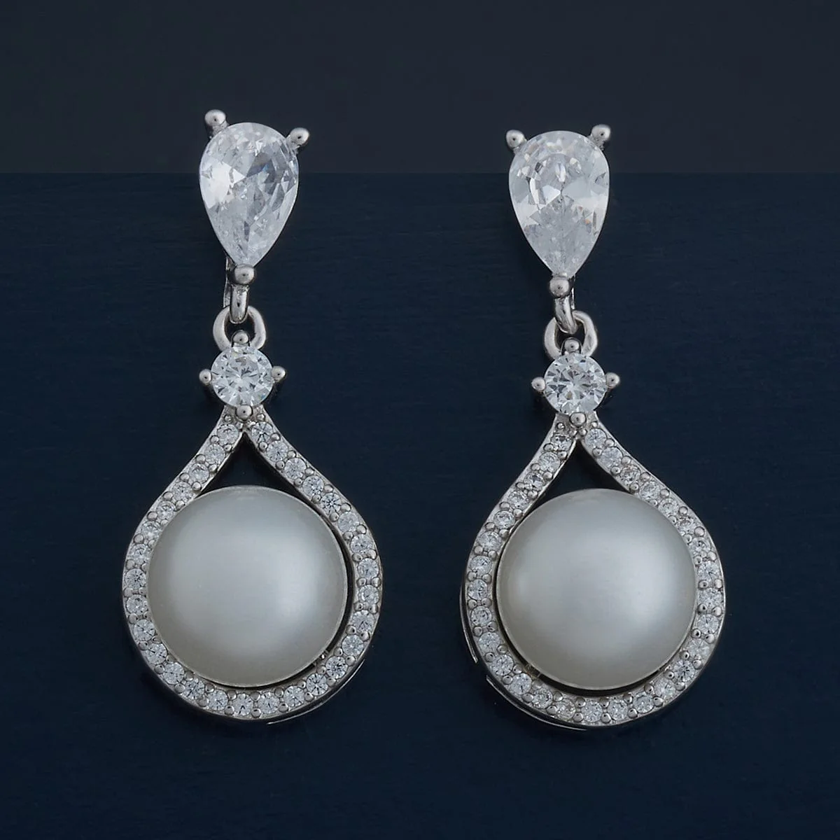 92.5 Silver Earring 183104 - Image 7