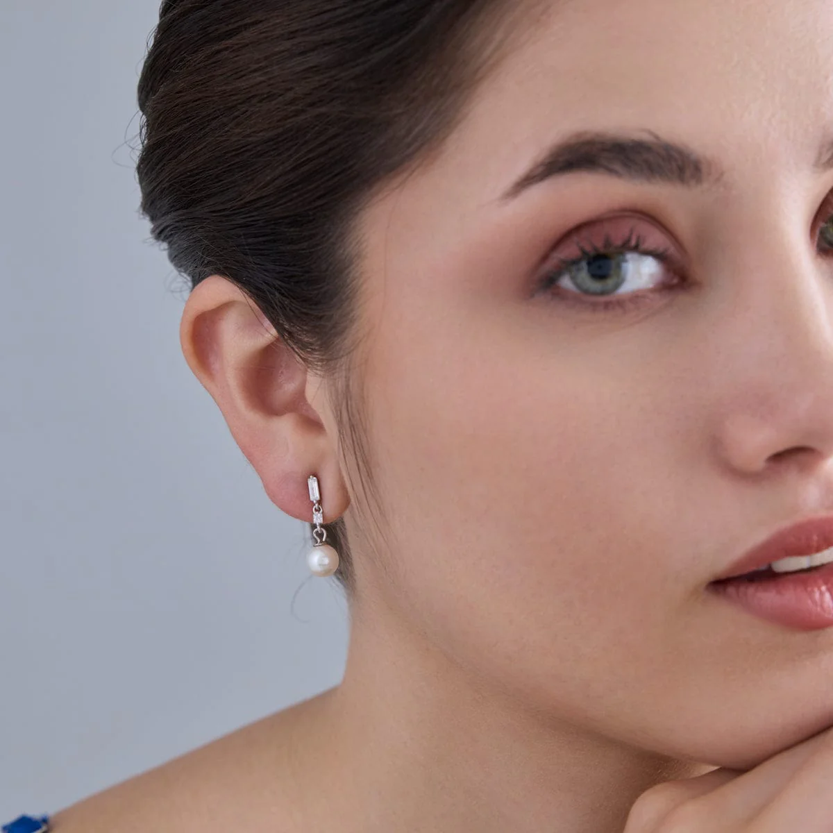 92.5 Silver Earring 183106 - Image 3