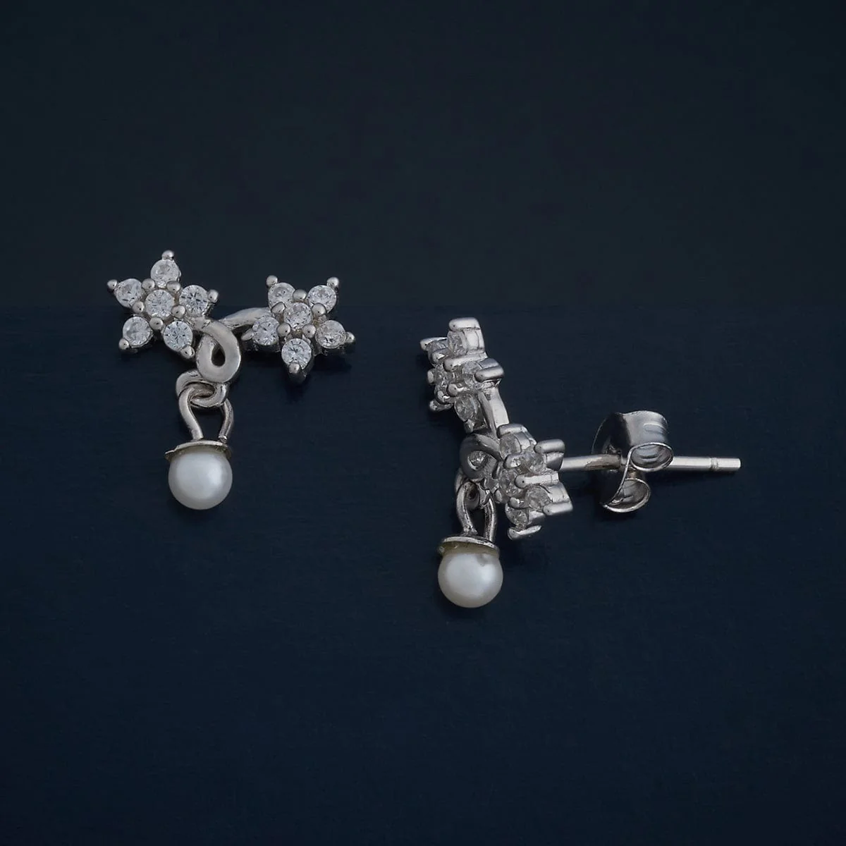 92.5 Silver Earring 183108 - Image 4