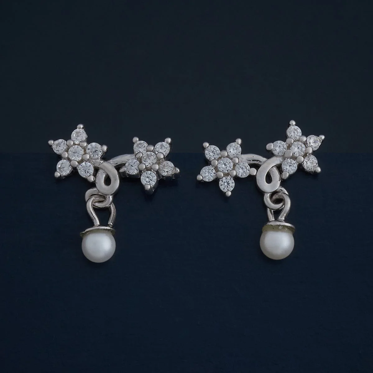 92.5 Silver Earring 183108 - Image 7