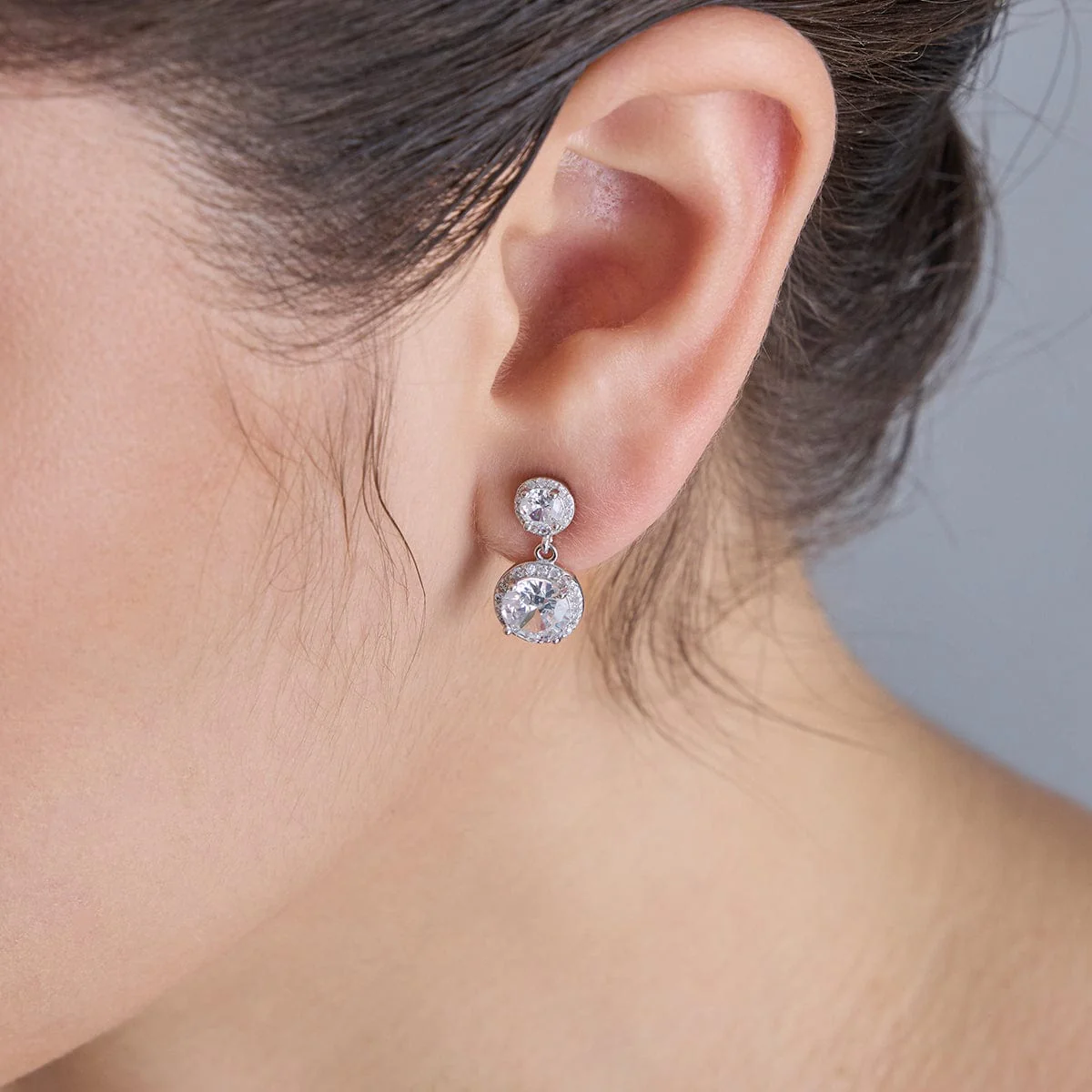 92.5 Silver Earring 183110 - Image 2