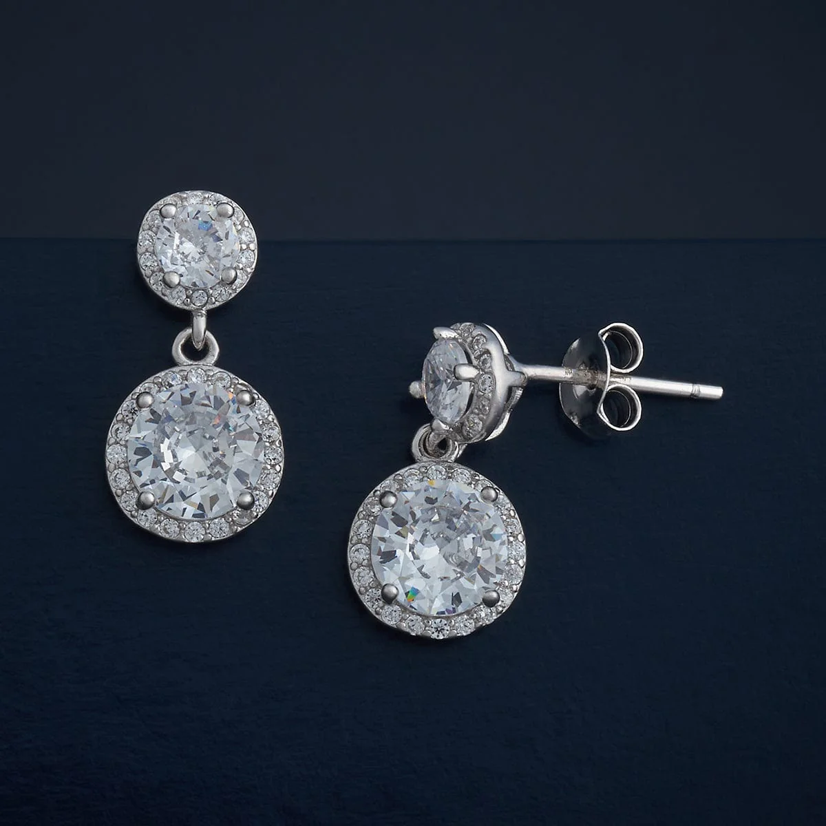 92.5 Silver Earring 183110 - Image 4