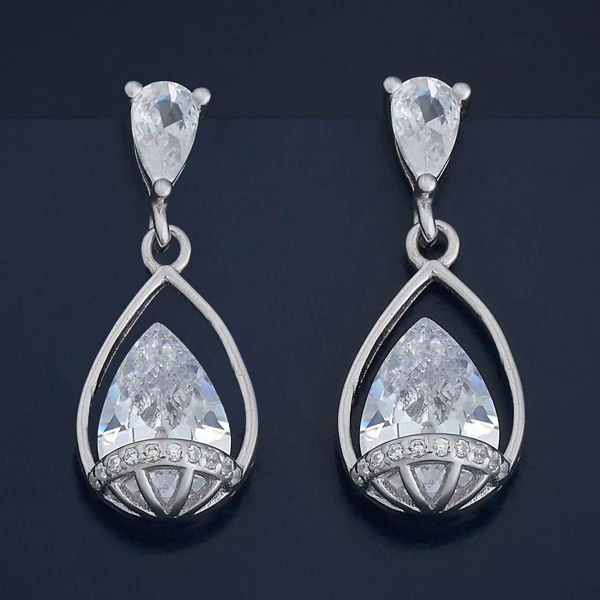 92.5 Silver Earring 183111 - Image 4
