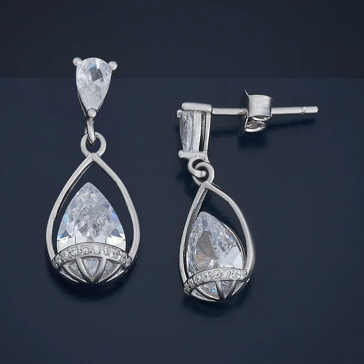 92.5 Silver Earring 183111 - Image 5