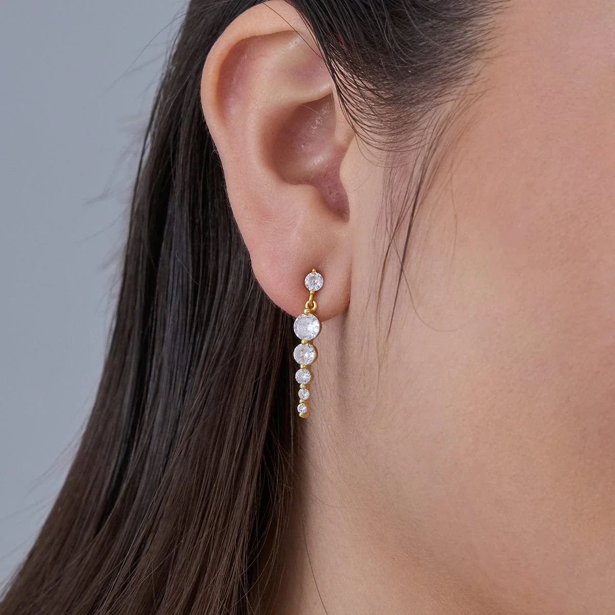92.5 Silver Earring 183113 - Image 2