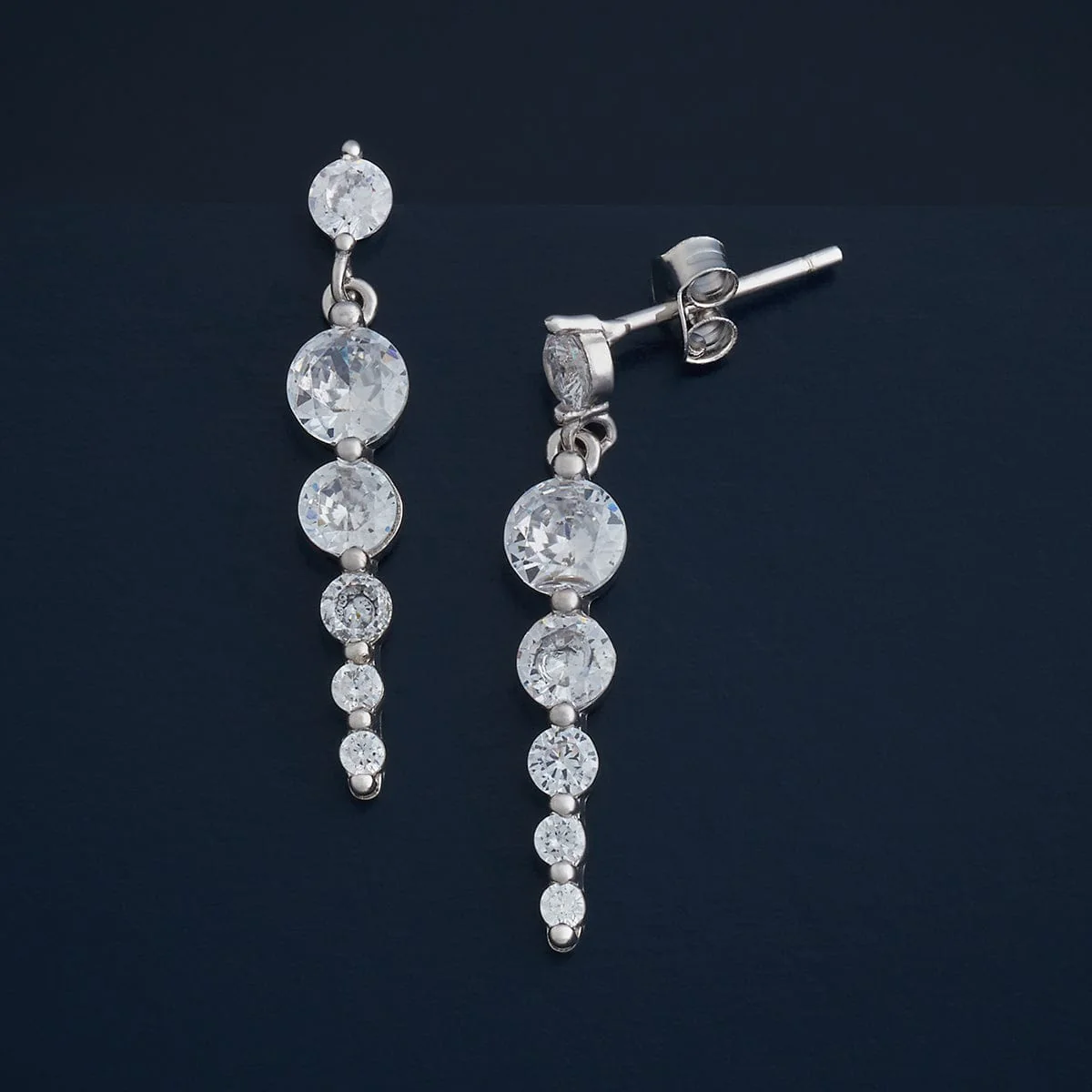 92.5 Silver Earring 183113 - Image 4
