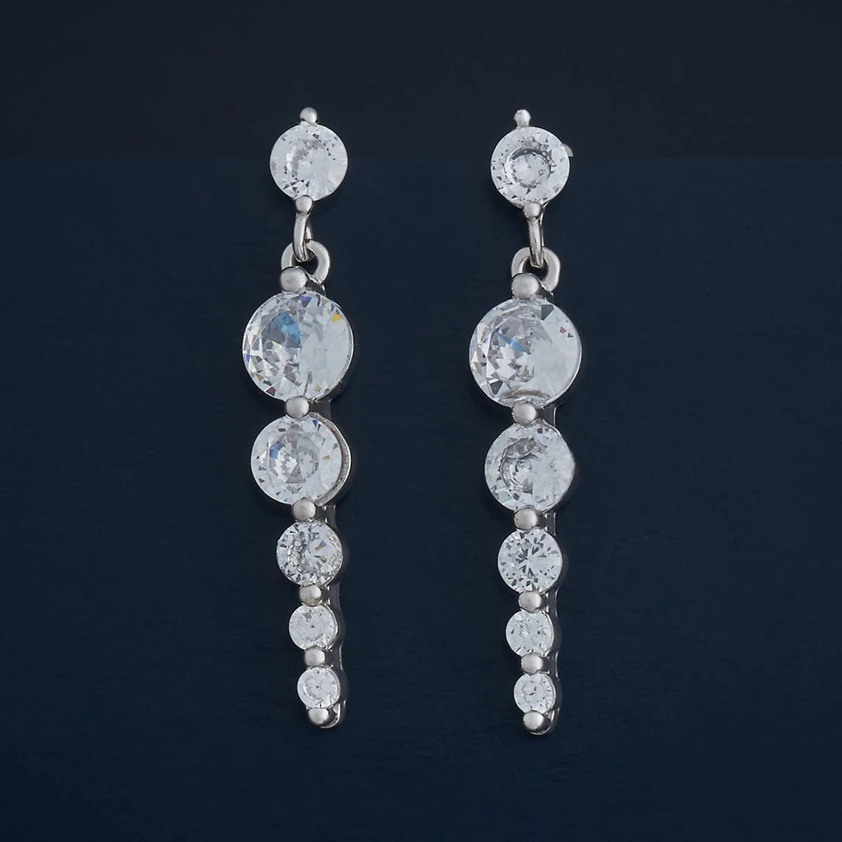 92.5 Silver Earring 183113 - Image 7