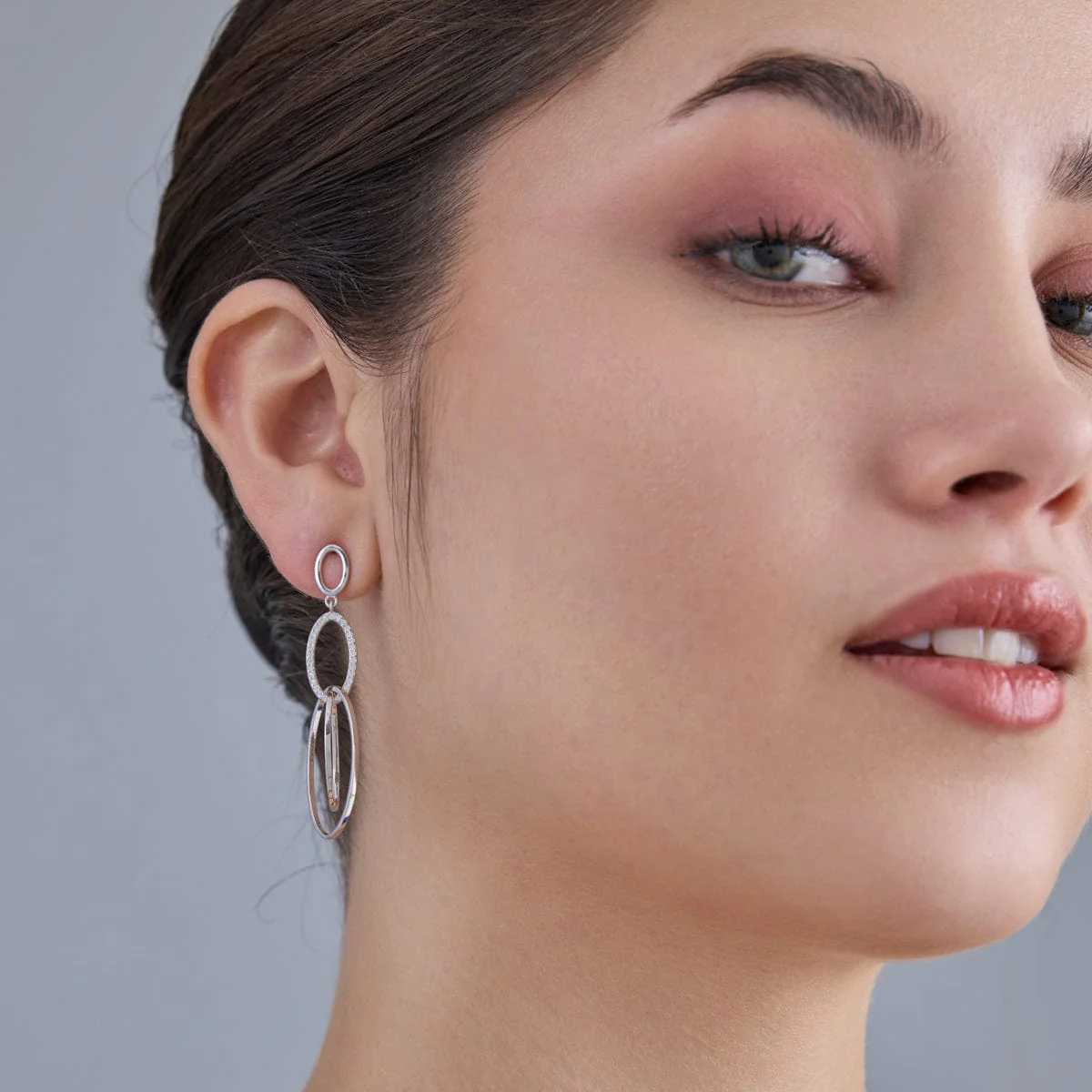 92.5 Silver Earring 183115 - Image 2