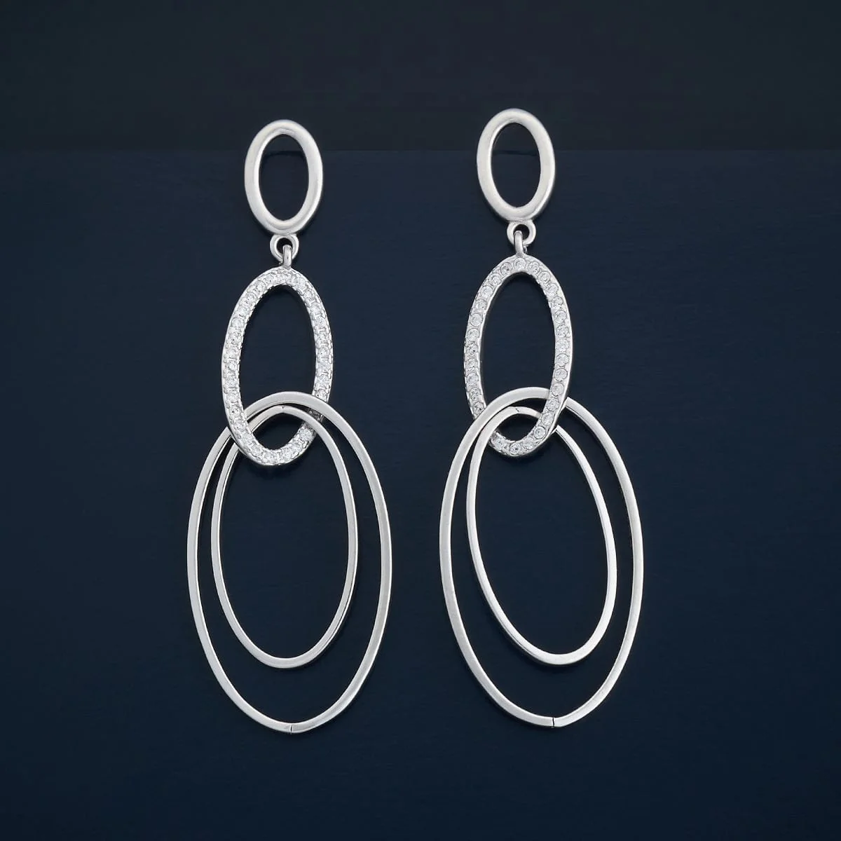 92.5 Silver Earring 183115 - Image 6