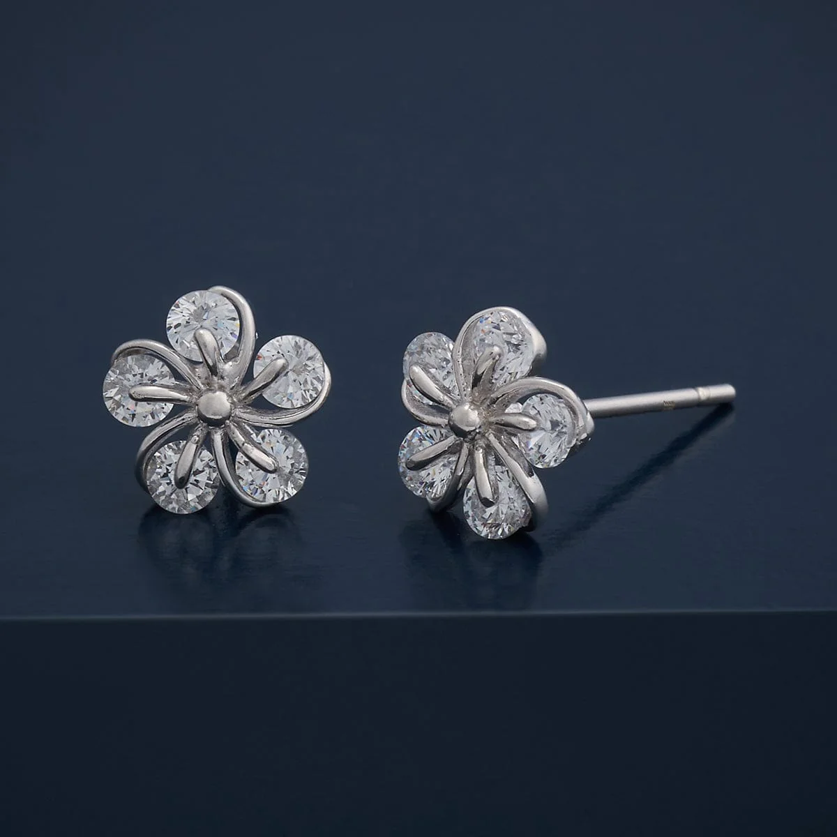 92.5 Silver Earring 183116 - Image 4