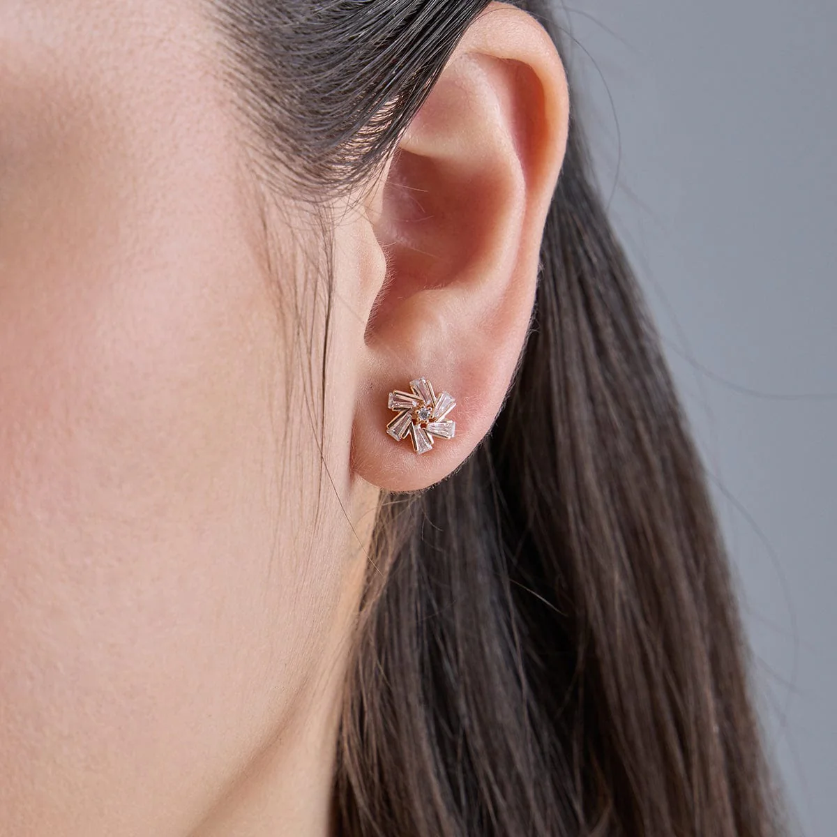 92.5 Silver Earring 183118 - Image 2