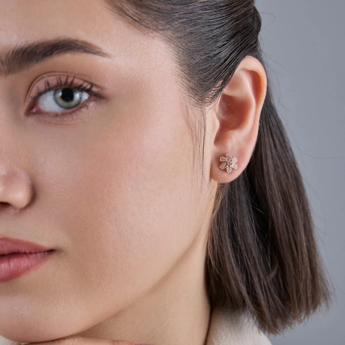 92.5 Silver Earring 183118 - Image 3