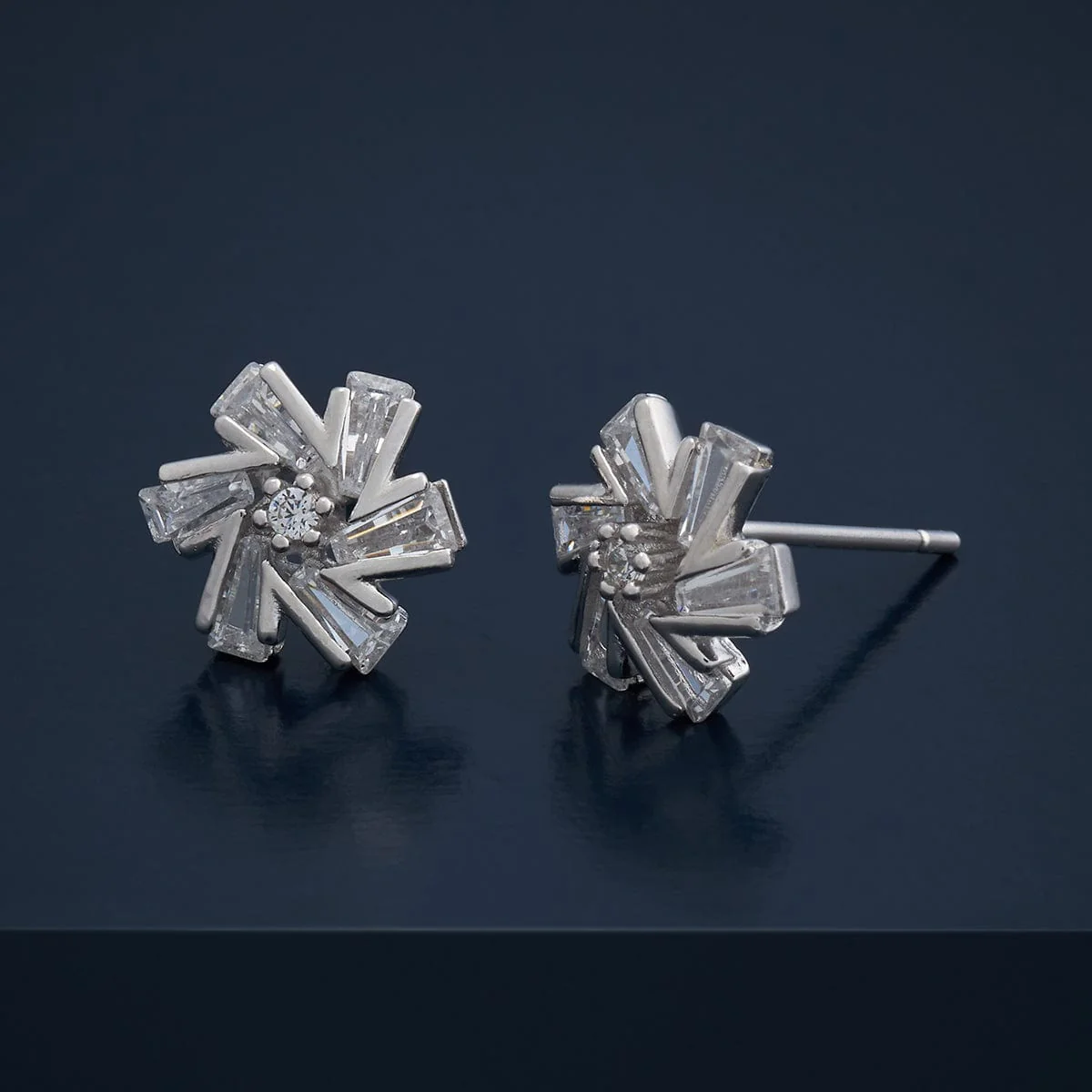 92.5 Silver Earring 183118 - Image 4