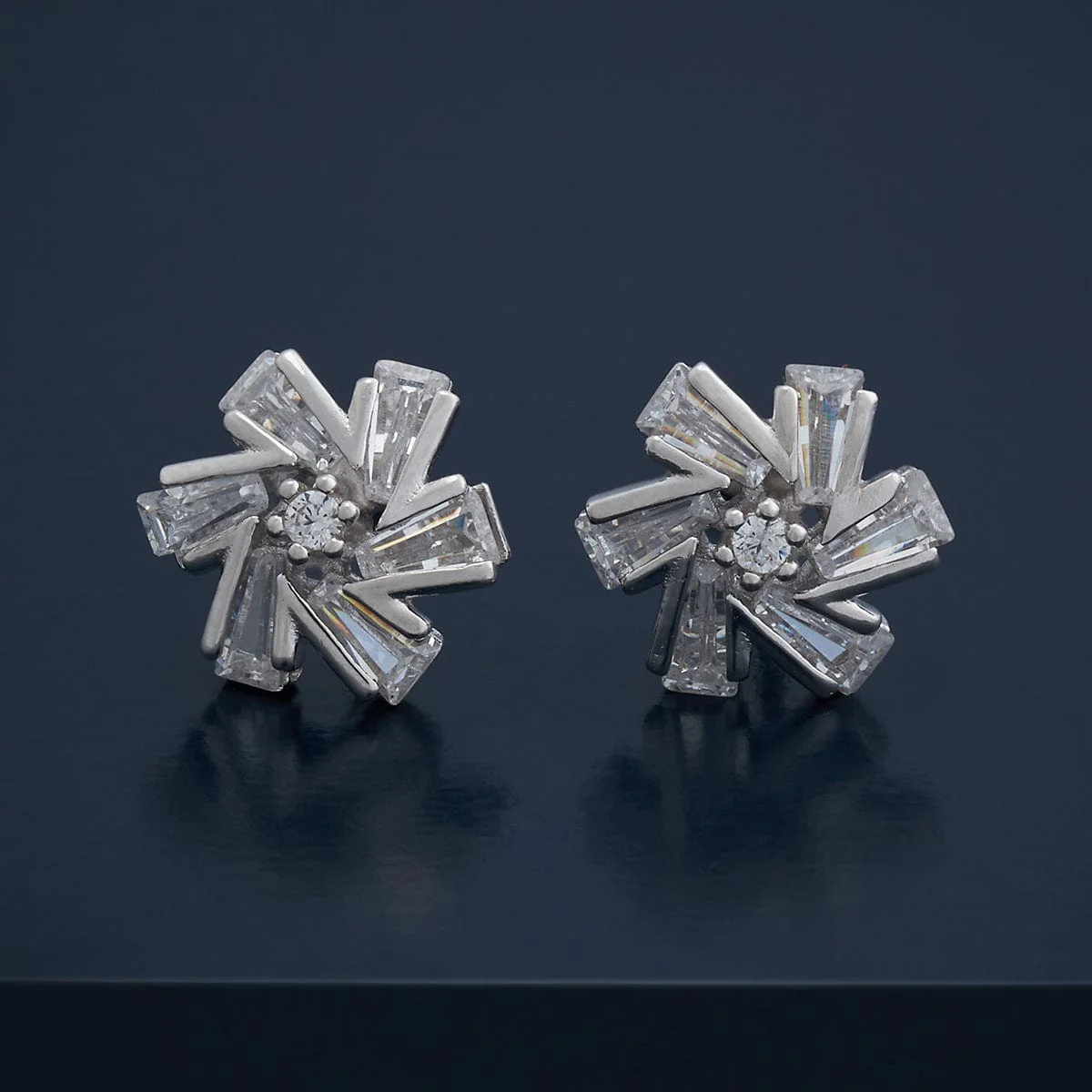 92.5 Silver Earring 183118 - Image 7