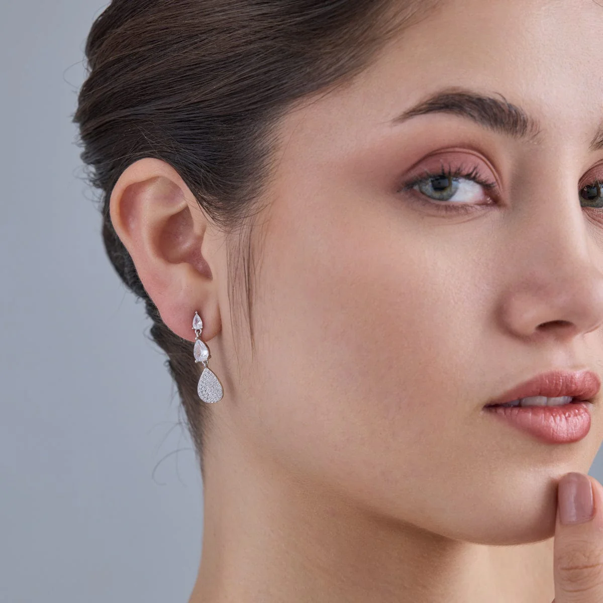 92.5 Silver Earring 183121 - Image 3