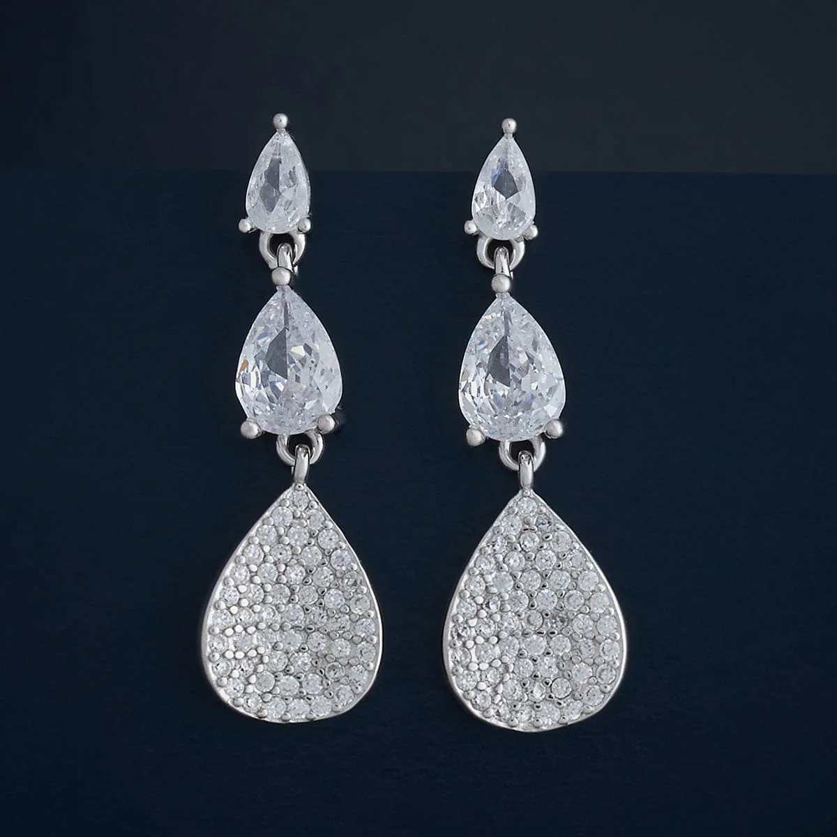 92.5 Silver Earring 183121 - Image 7