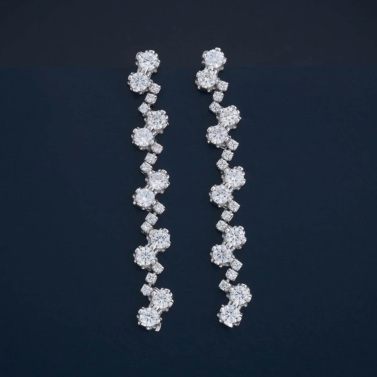 92.5 Silver Earring 183122 - Image 6
