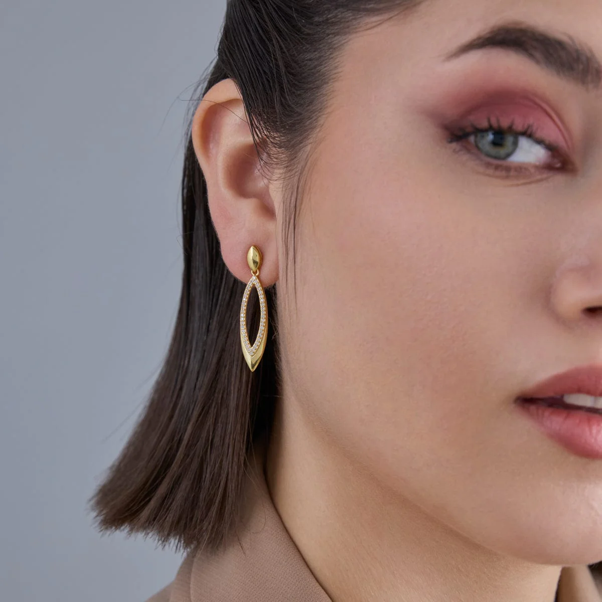 92.5 Silver Earring 183123 - Image 3
