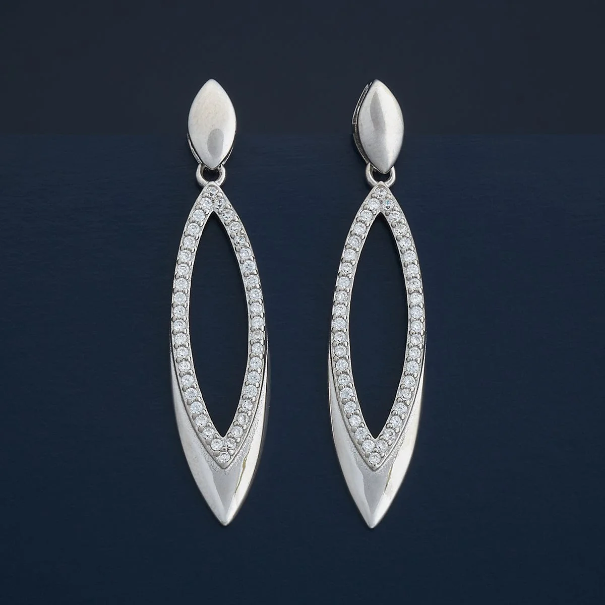 92.5 Silver Earring 183123 - Image 7