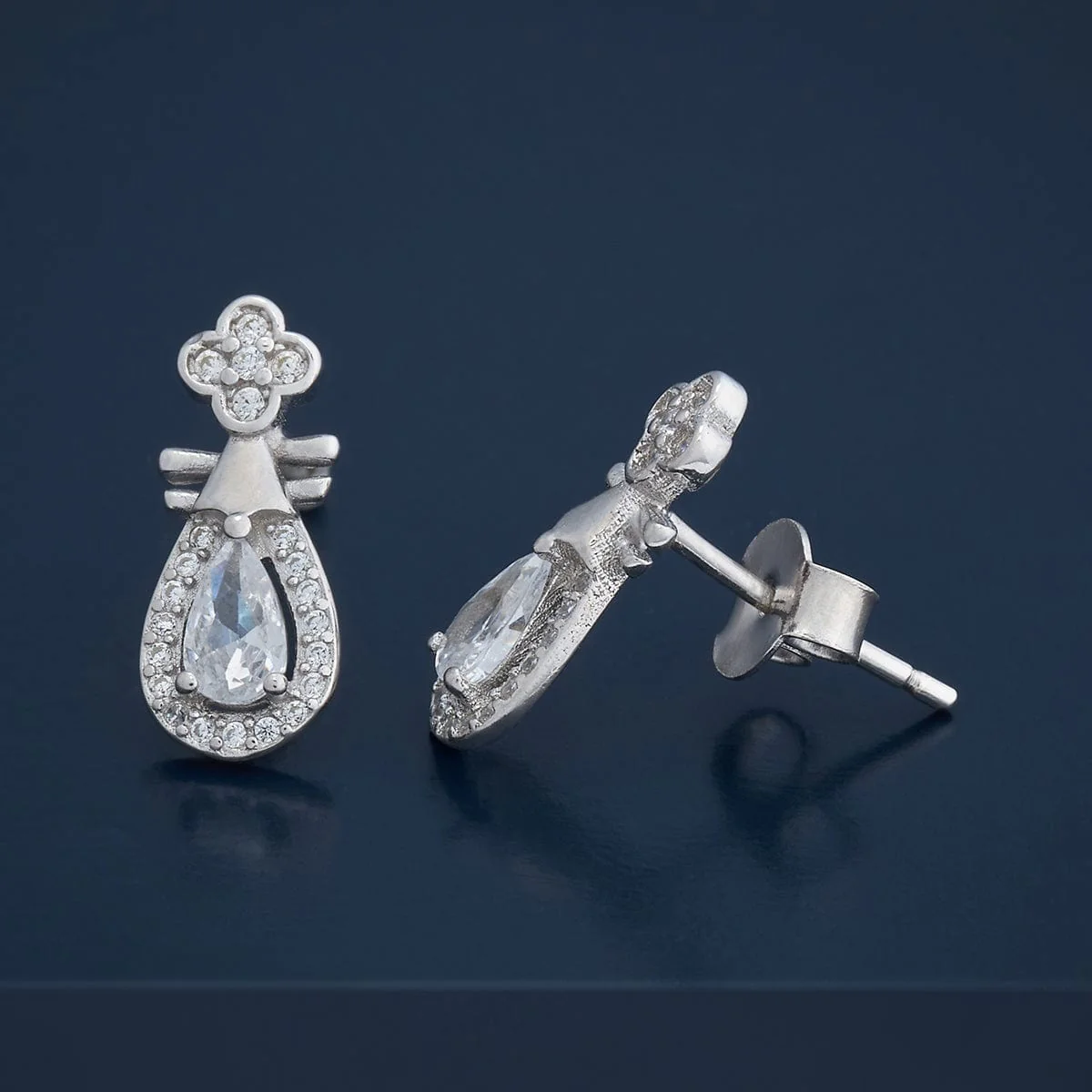 92.5 Silver Earring 183133 - Image 4