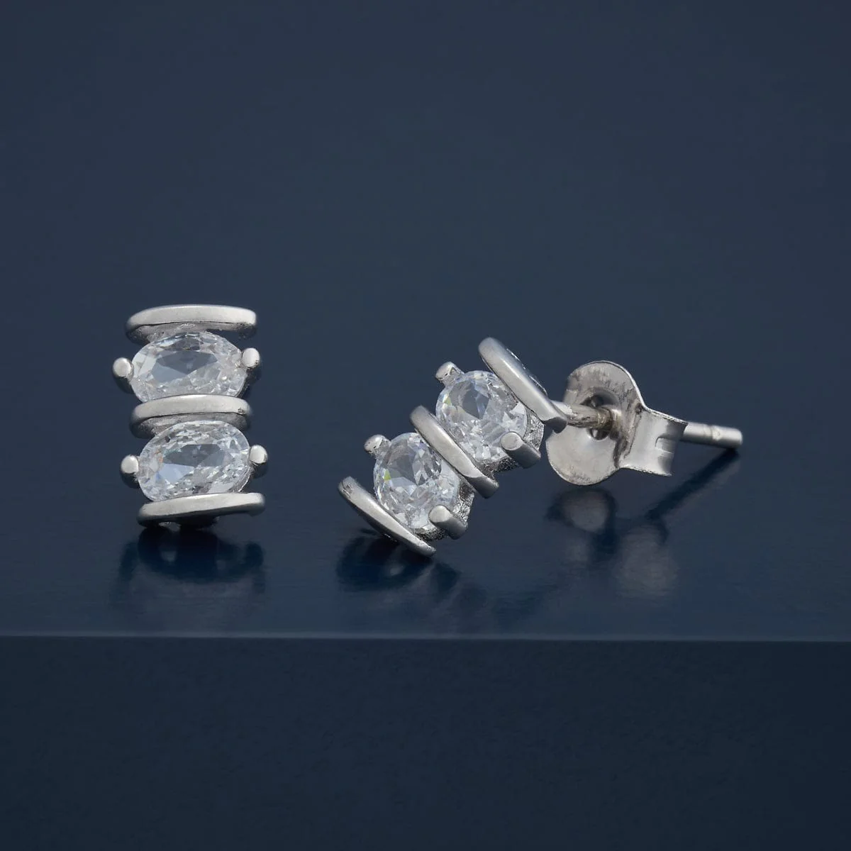 92.5 Silver Earring 183134 - Image 4