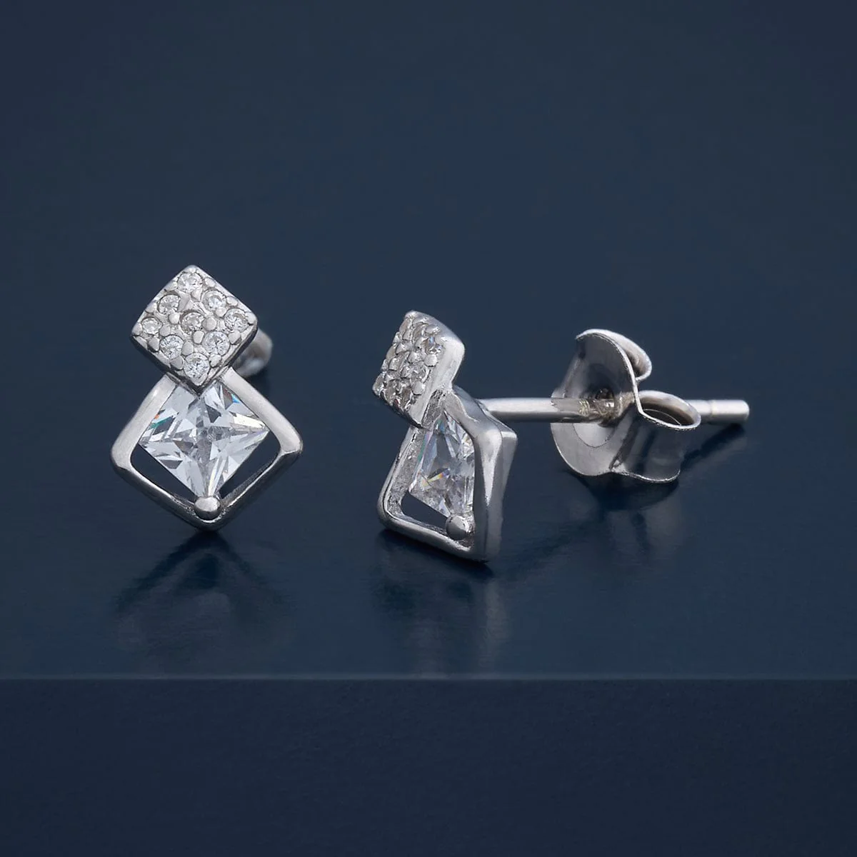 92.5 Silver Earring 183137 - Image 4