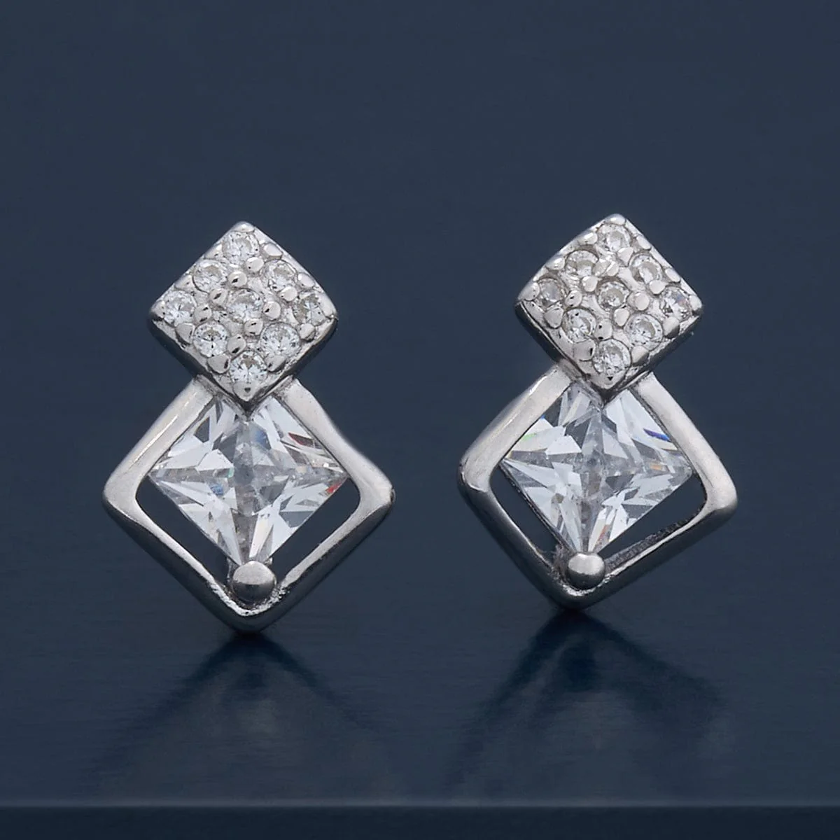 92.5 Silver Earring 183137 - Image 7