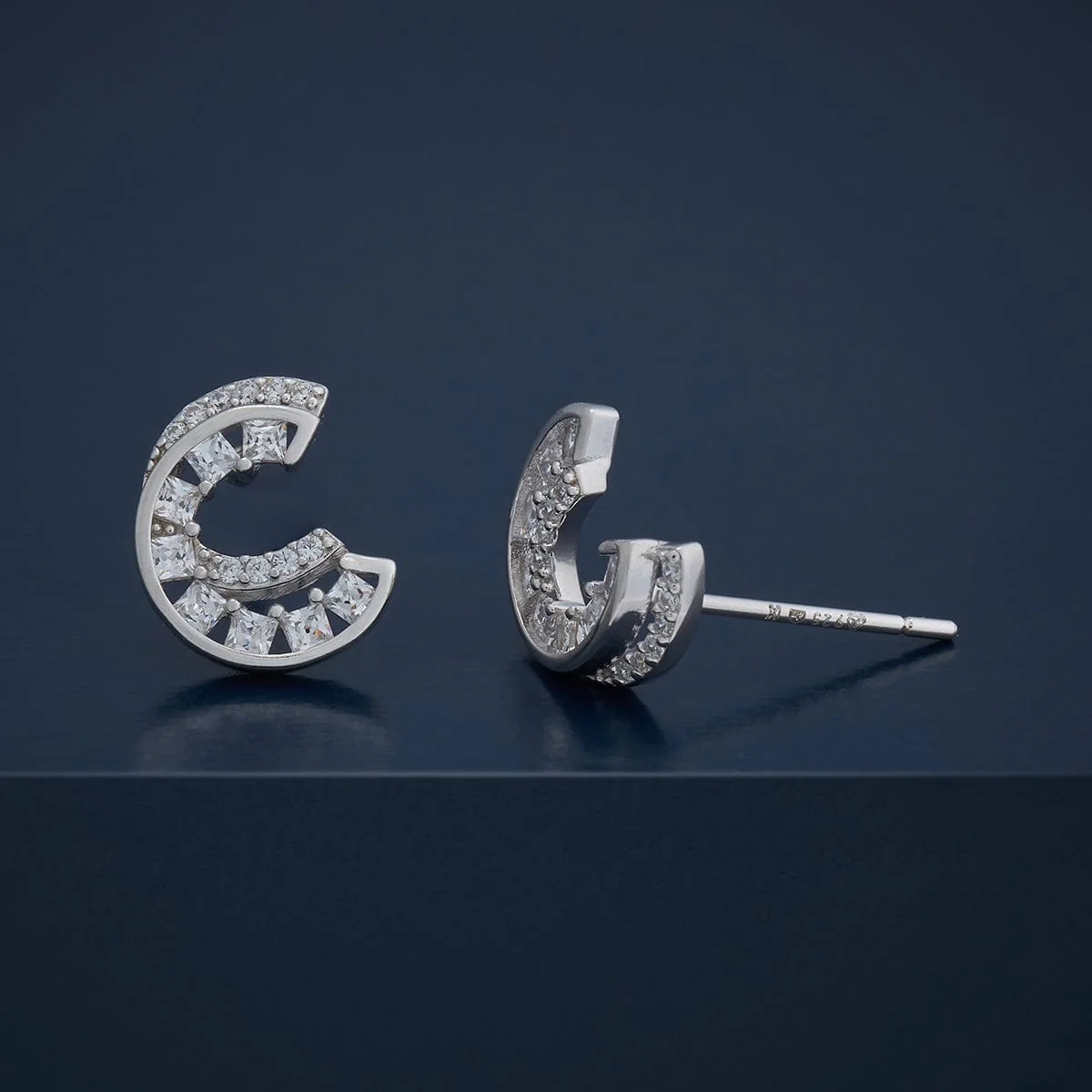 92.5 Silver Earring 183141 - Image 4