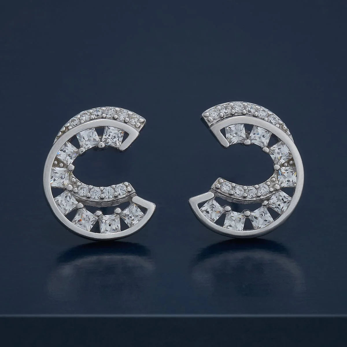 92.5 Silver Earring 183141 - Image 7