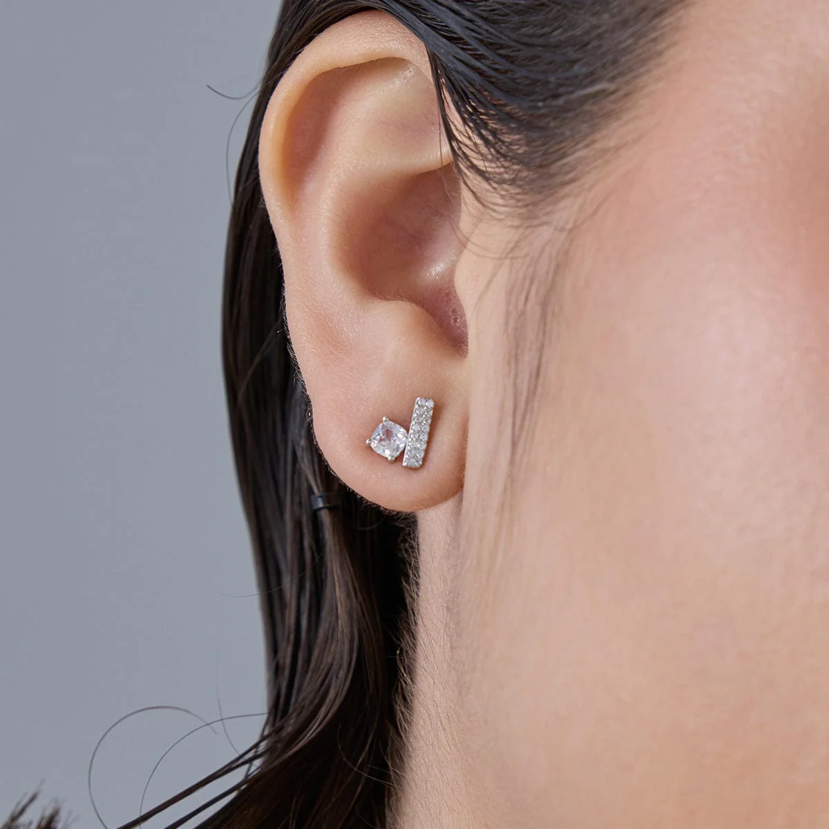 92.5 Silver Earring 183175 - Image 2