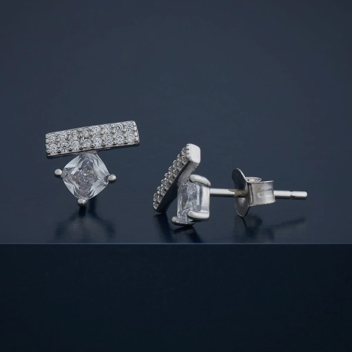 92.5 Silver Earring 183175 - Image 4