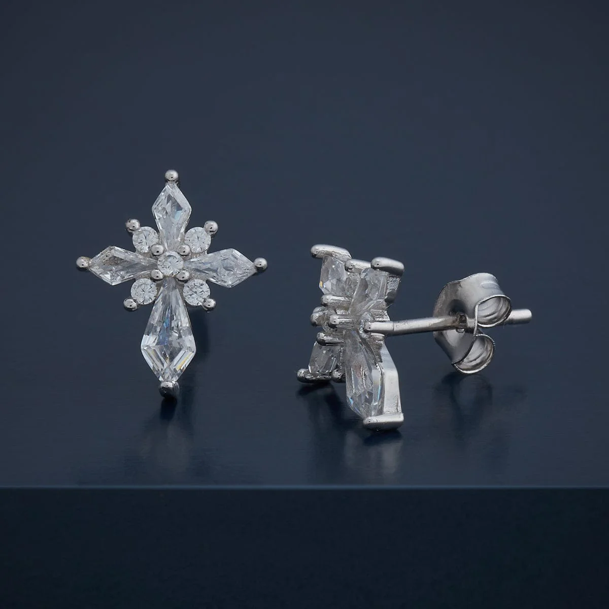 92.5 Silver Earring 183176 - Image 4